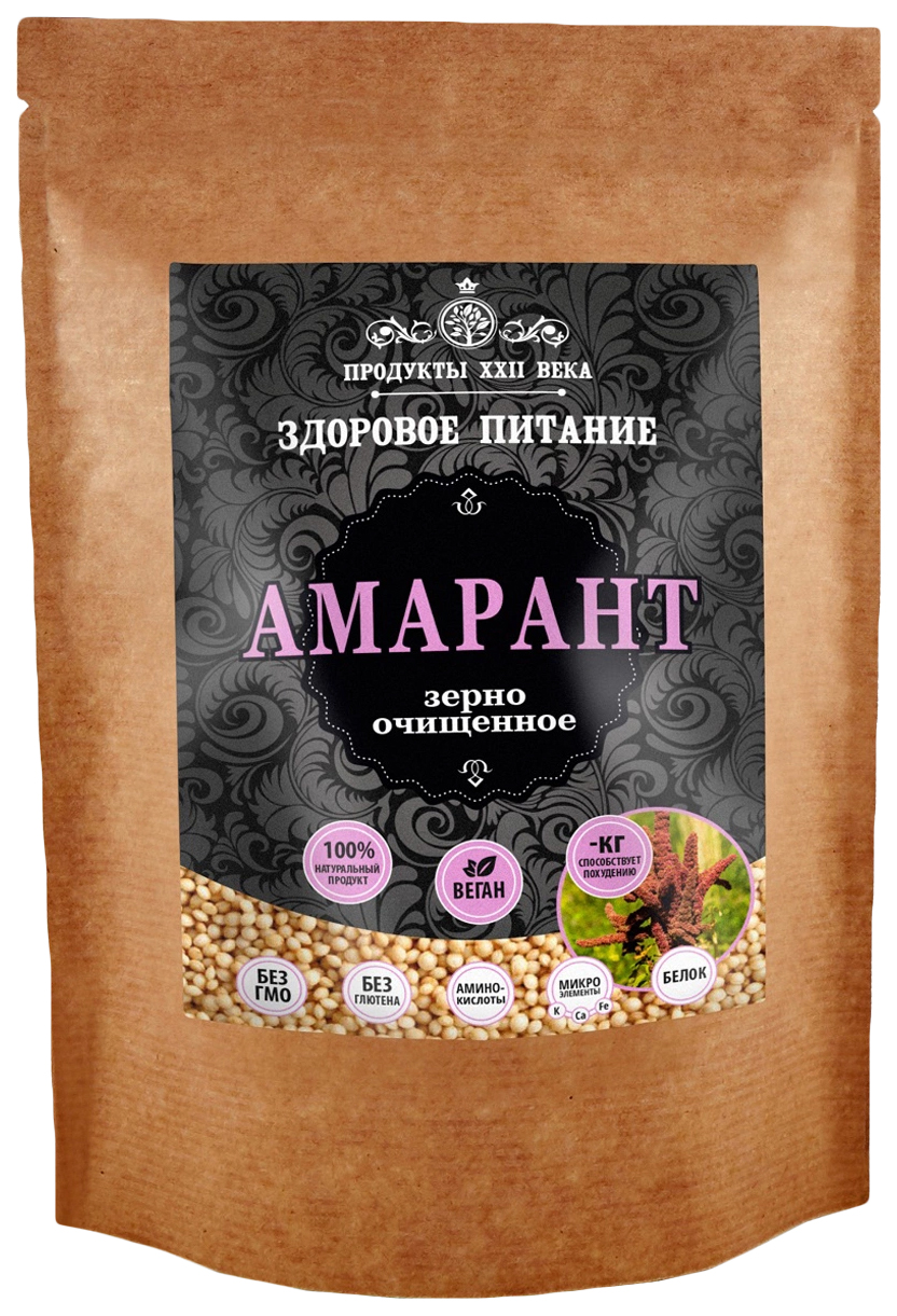 

Амарант Продукты XXII века зерно очищенное 400 г
