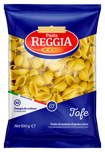 Макаронные изделия Reggia ракушки №62 Tofe 500 г