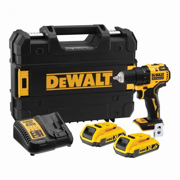 фото Дрель-шуруповерт dewalt dcd708d2t-qw, 18в, 65нм