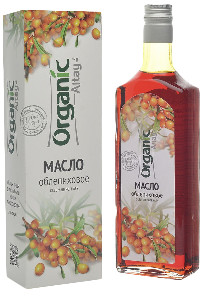 

Масло пищевое Organic Life нерафинированное облепиховое 500 мл