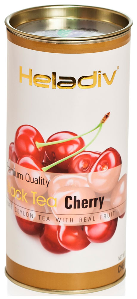 фото Чай черный heladiv hd cherry 100 gr round p.t.