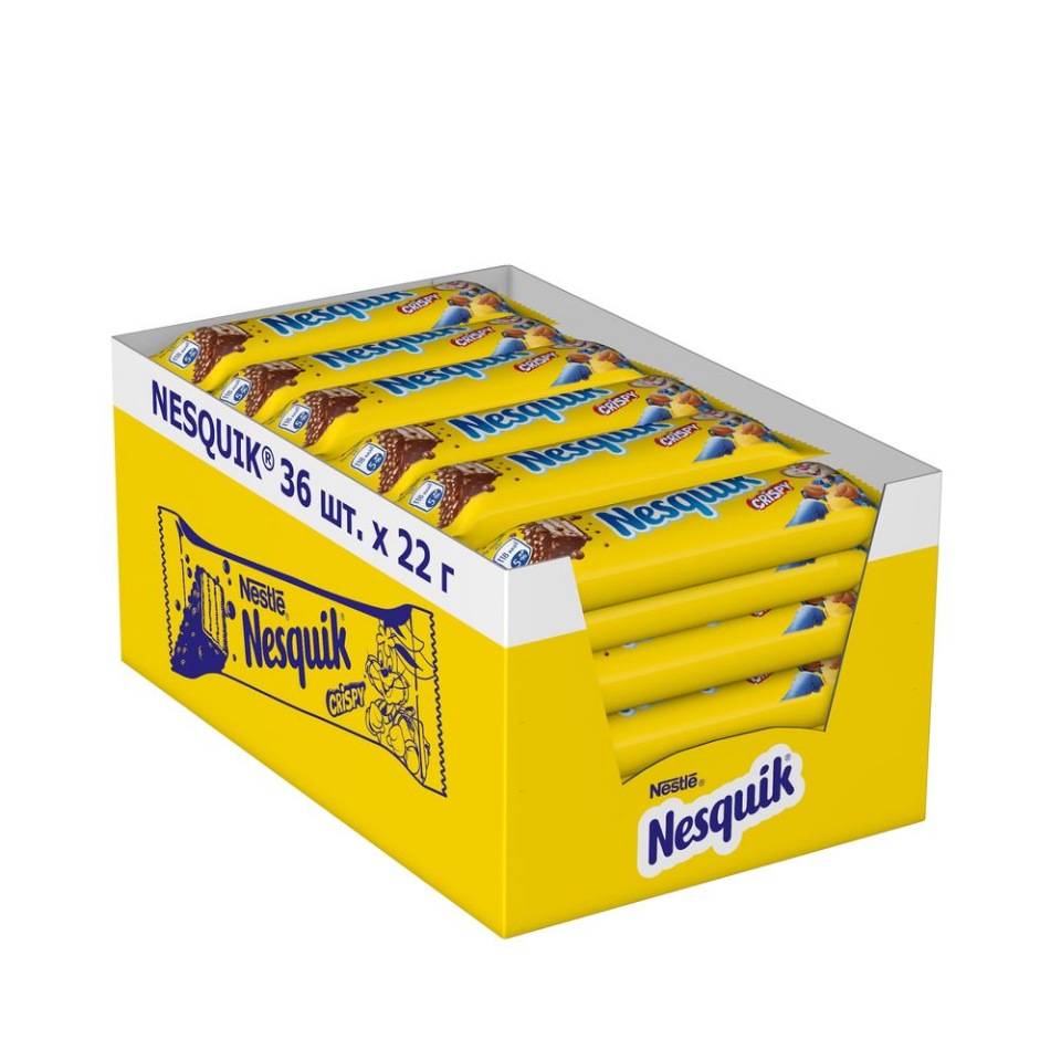 

Конфета с хрустящей вафлей Nesquik криспи 22 г