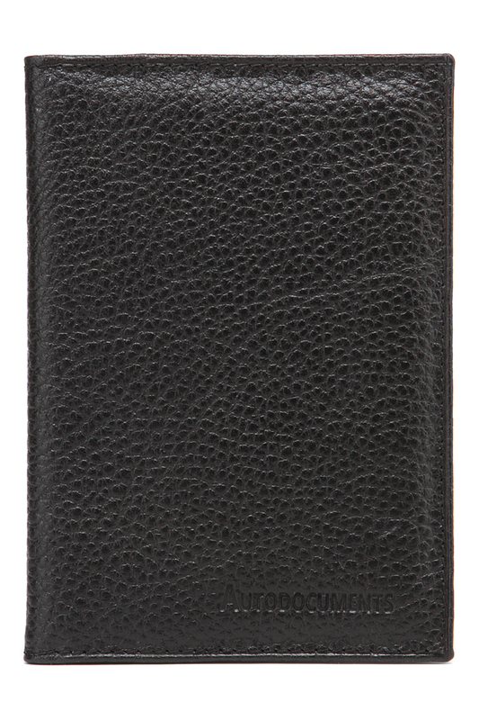 Обложка для автодокументов мужская Pellecon 102-707-1 черная
