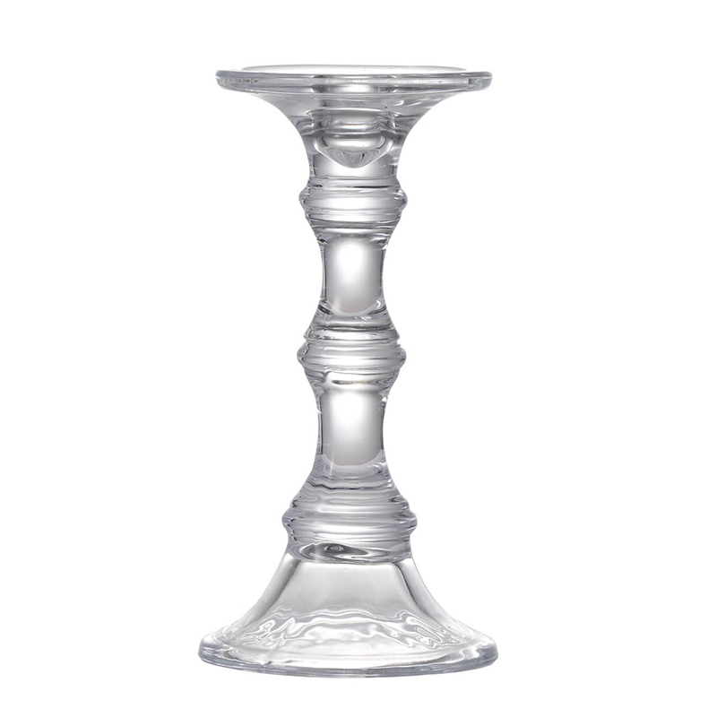фото Подсвечник стеклянный audrey 24 см evergreen decor