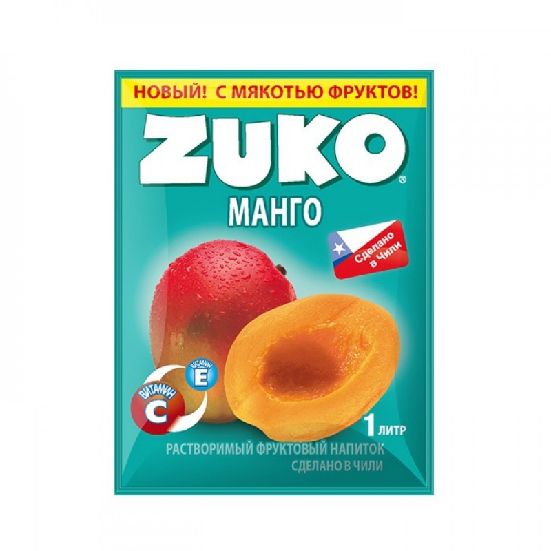 Напиток растворимый ZUKO манго 25 гр.