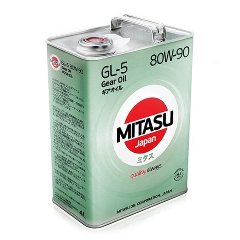 Масло трансмиссионное MITASU GEAR OIL GL-5 80W-90 4 л