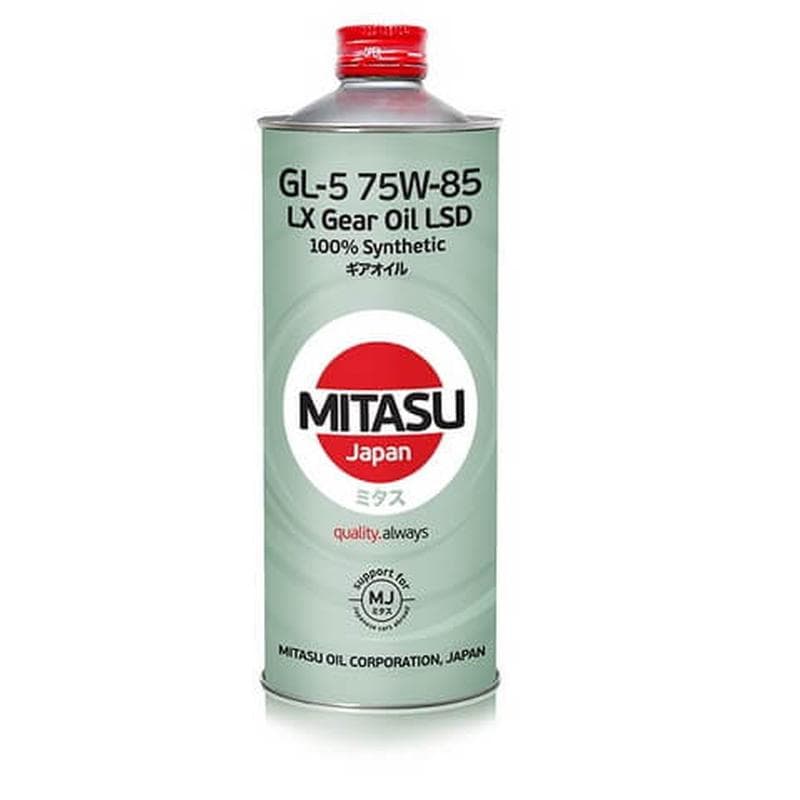 Масло трансмиссионное MITASU LX GEAR OIL GL-5 75W-85 LSD 1 л