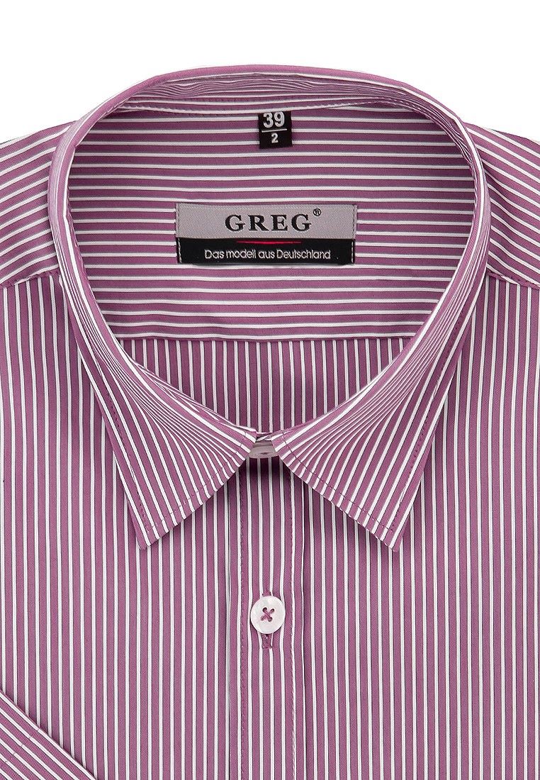 Рубашка мужская Greg 611/307/105/LV STRETCH бордовая 37