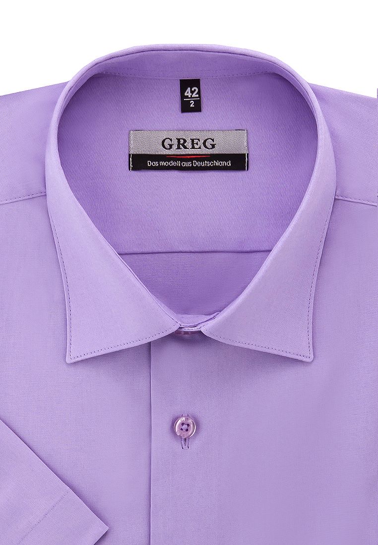 Рубашка мужская Greg 720/107/3823/Z STRETCH фиолетовая 37
