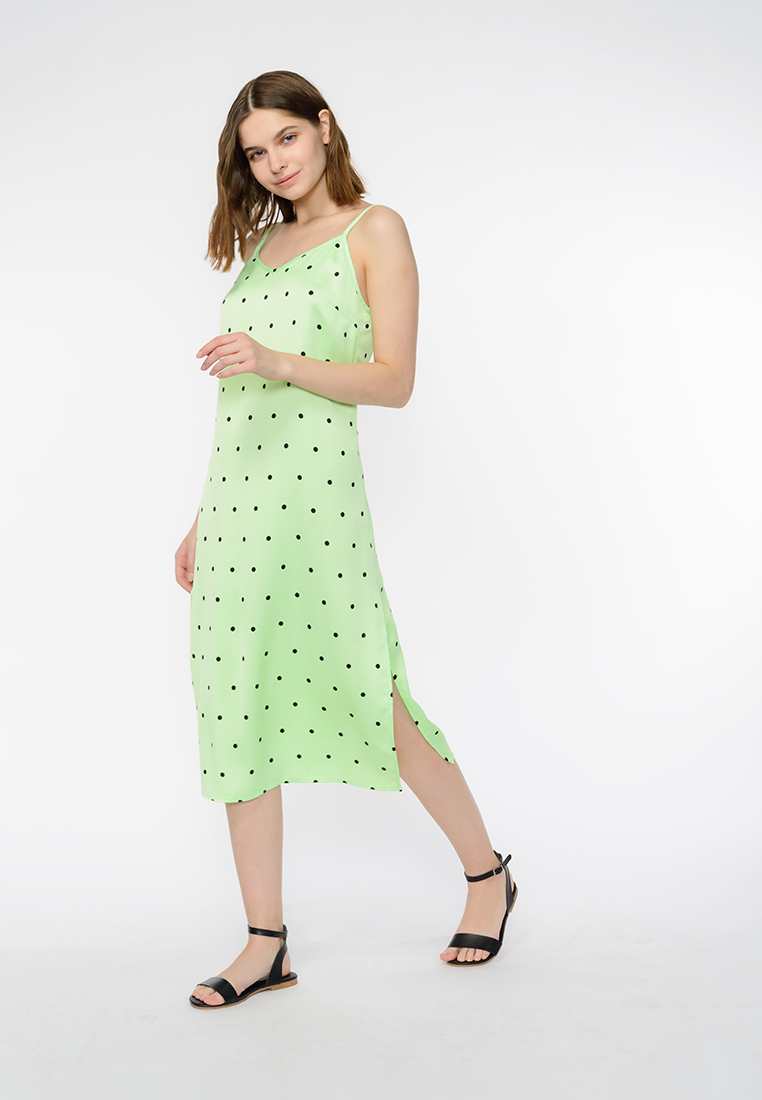 

Платье женское Modis M201W01033P057 зеленое 42, M201W01033