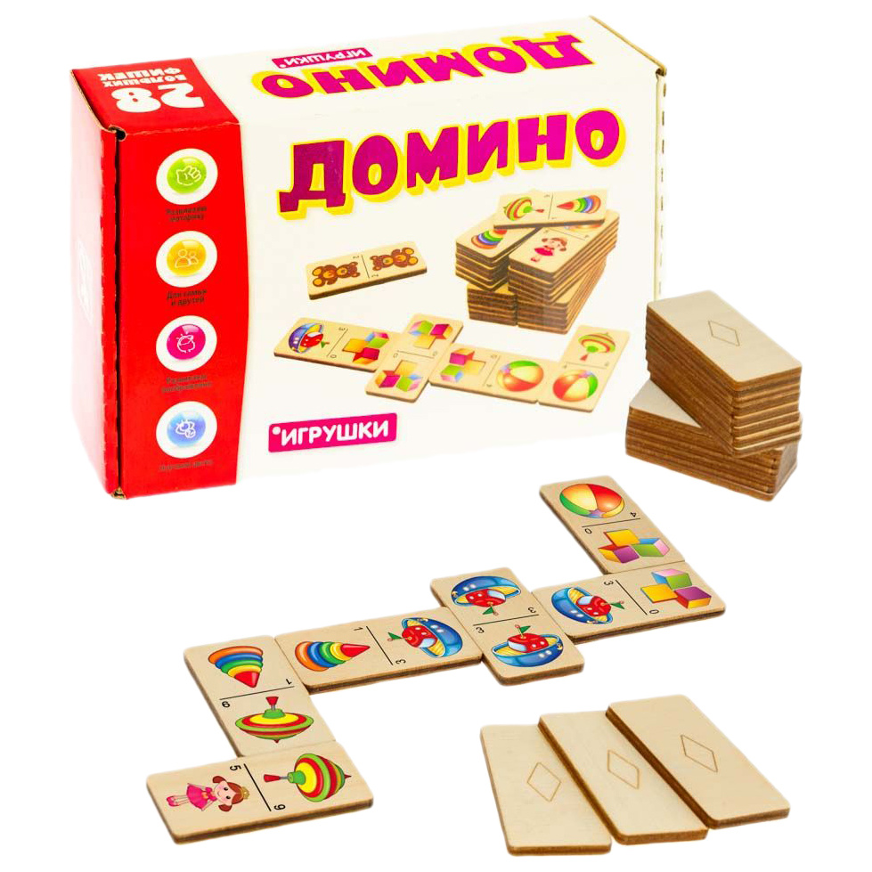 

АНДАНТЕ Домино большое. Игрушки, арт. Д582а