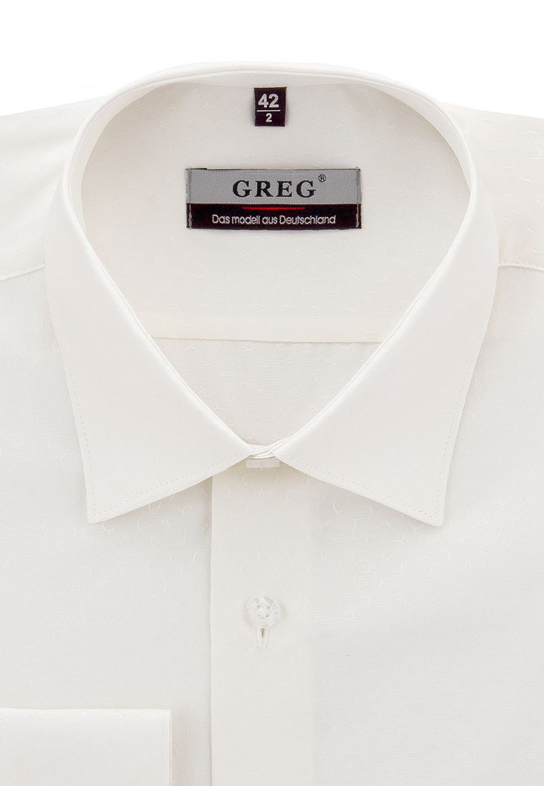 Рубашка мужская Greg 513/319/60 бежевая 42
