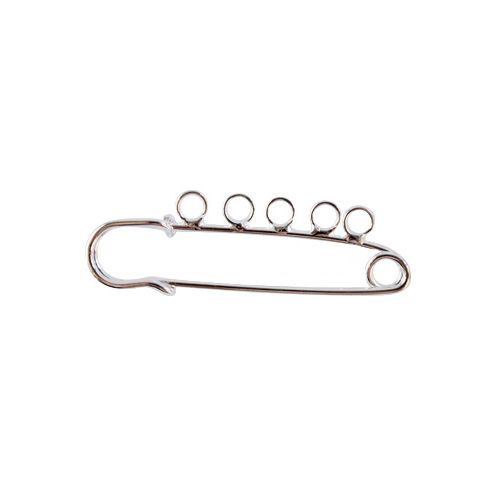 

Булавка для подвесок Астра, 65 мм, с 5-ю глазками, 3 штуки, цвет: серебро, арт. FIN0876