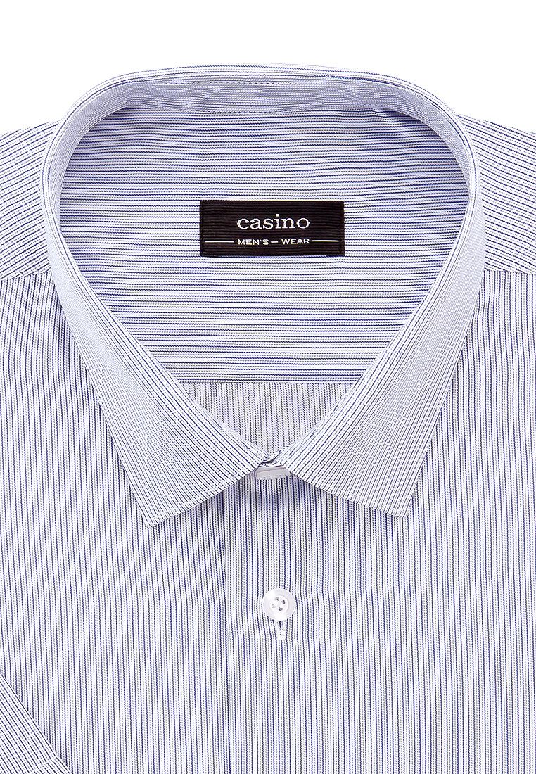 Рубашка мужская CASINO c221/05/7542/Z синяя 39