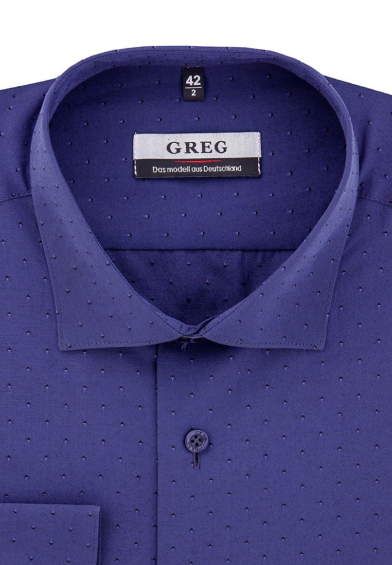 Рубашка мужская Greg 773/139/1080/Z_GB фиолетовая 39