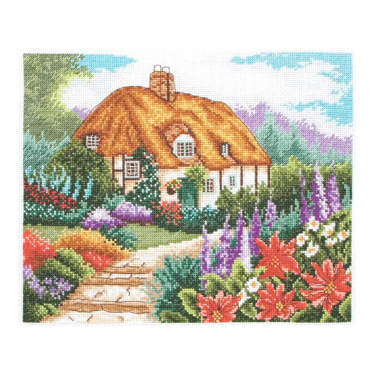 фото Набор для вышивания anchor сад в цвету 20х25 см