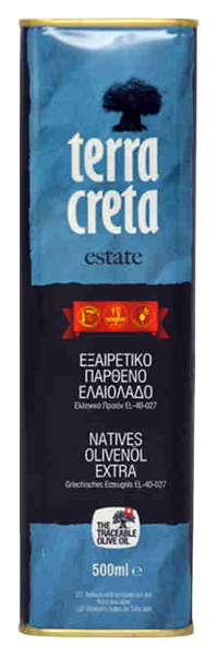 Масло оливковое Terra Creta Дионис Extra Virgin 0.5 л
