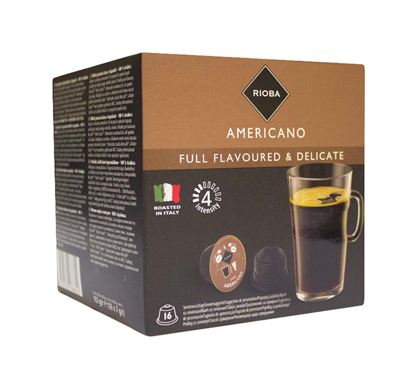 Кофе Rioba Dolce Gusto americano 16 капсул