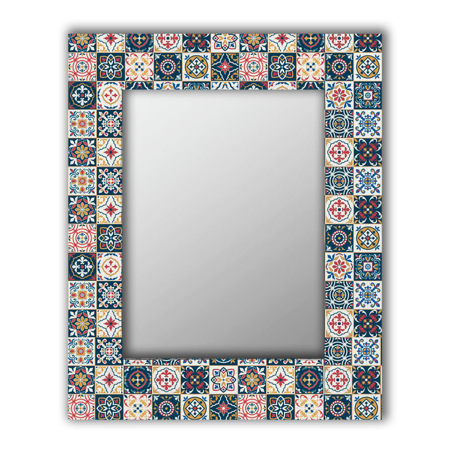 фото Настенное зеркало марокканская плитка 04-0118-50х65 дом корлеоне