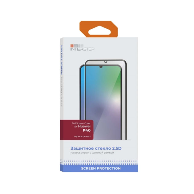 

Защитное стекло для смартфона InterStep FSC для Huawei P40 Black, FSC для Huawei P40 Black