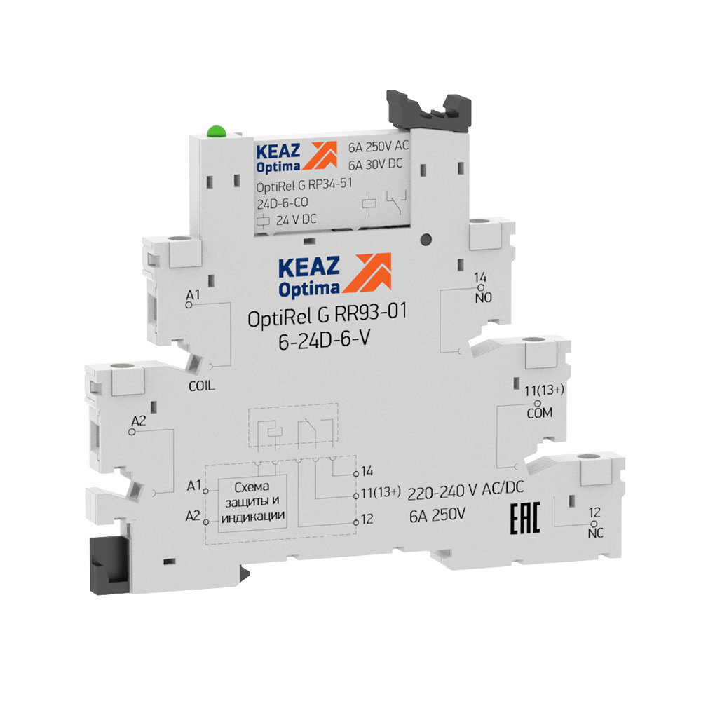 

Модуль релейный OptiRel G RM38-51-24D-6-V-CO КЭАЗ 280988