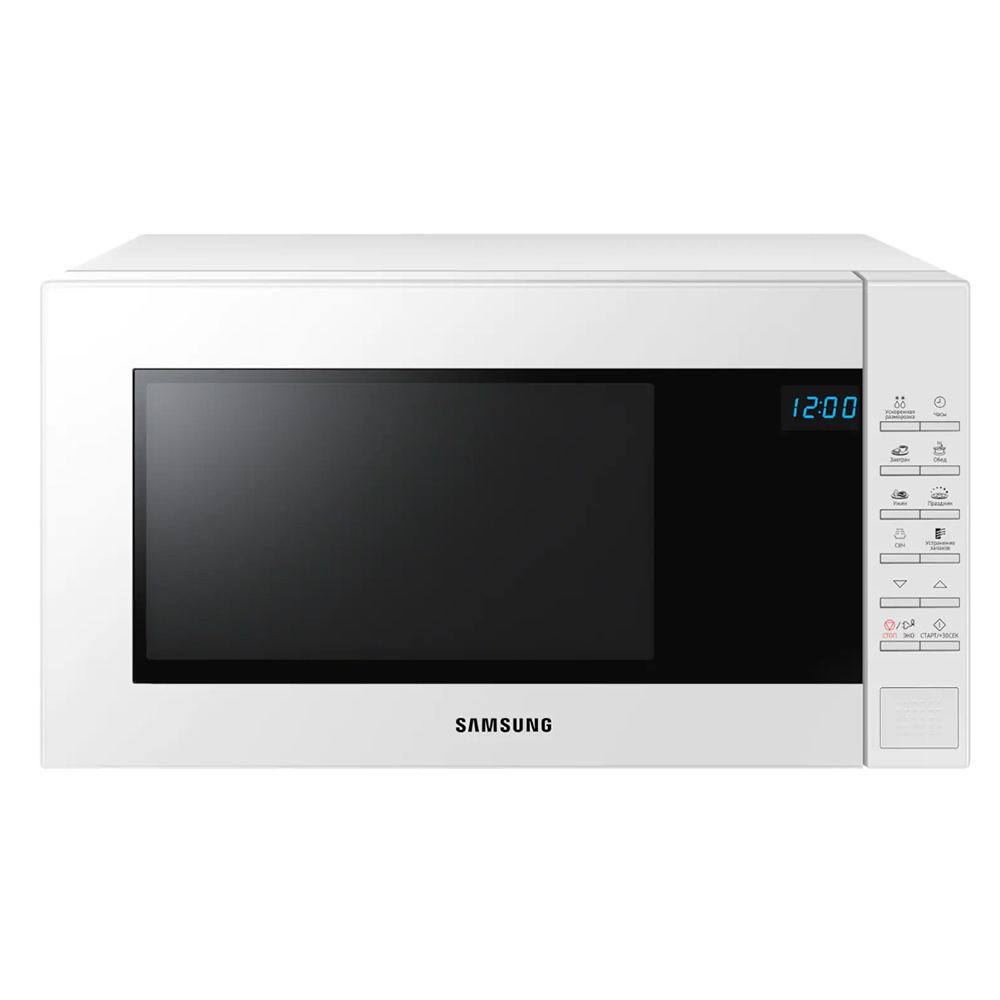 фото Микроволновая печь соло samsung me88suw/bw white