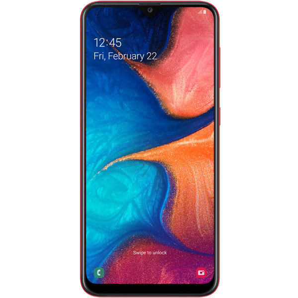 фото Смартфон samsung galaxy a20 (2019) 3/32gb red (sm-a205fzrvser)