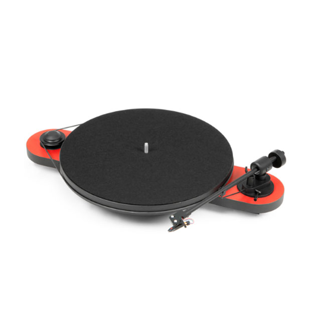 фото Проигрыватель виниловых пластинок pro-ject elemental red/black om5e