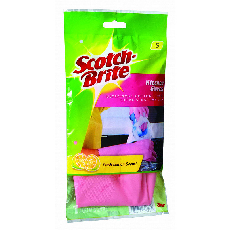 фото Перчатки хозяйственные для кухни scotch-brite, размер s