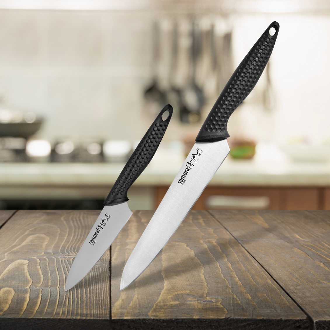 фото Набор из 2 кухонных ножей samura golf