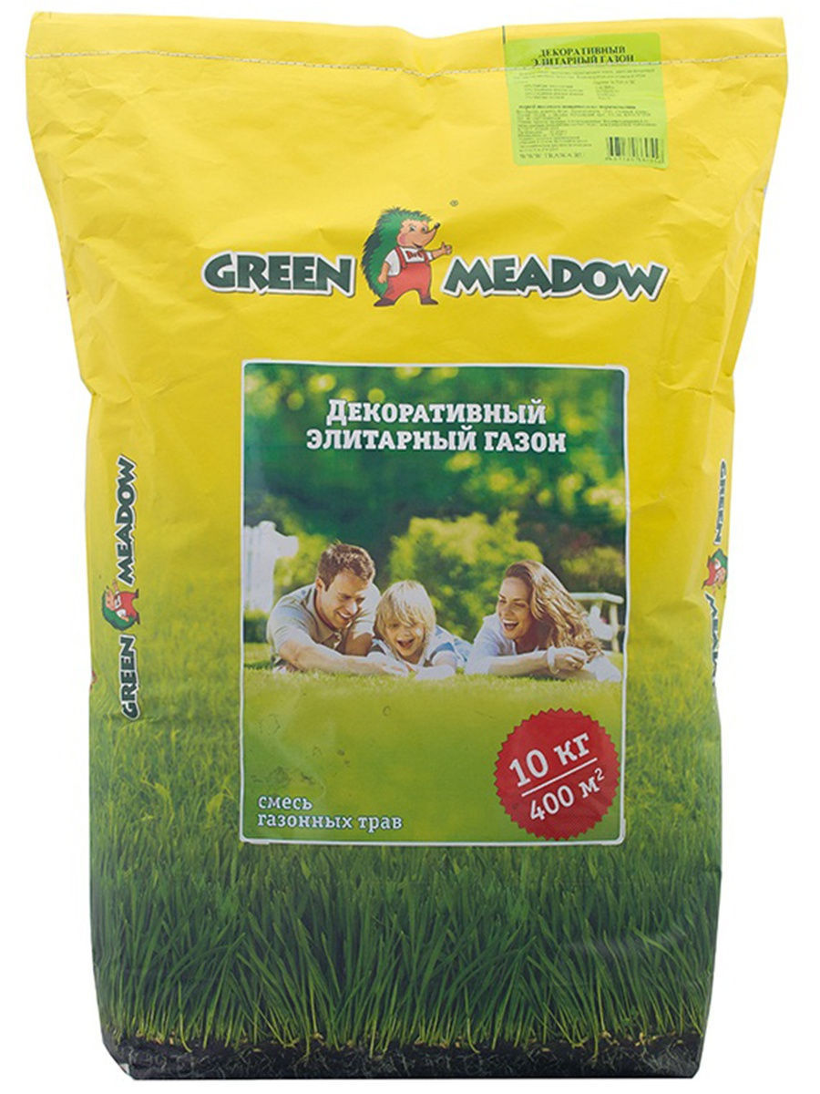 Семена газона Green Meadow Декоративный элитарный газон 10 кг