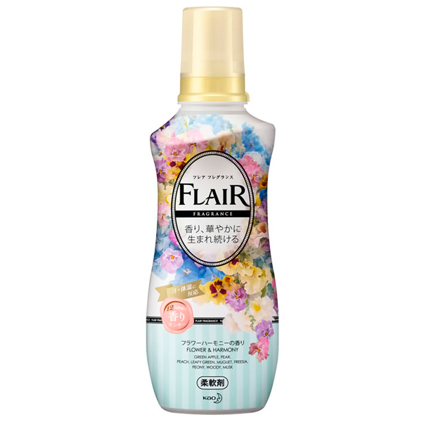 фото Kao flair fragrance кондиционер для белья с антибактериальным эффектом, цветочный 540 мл