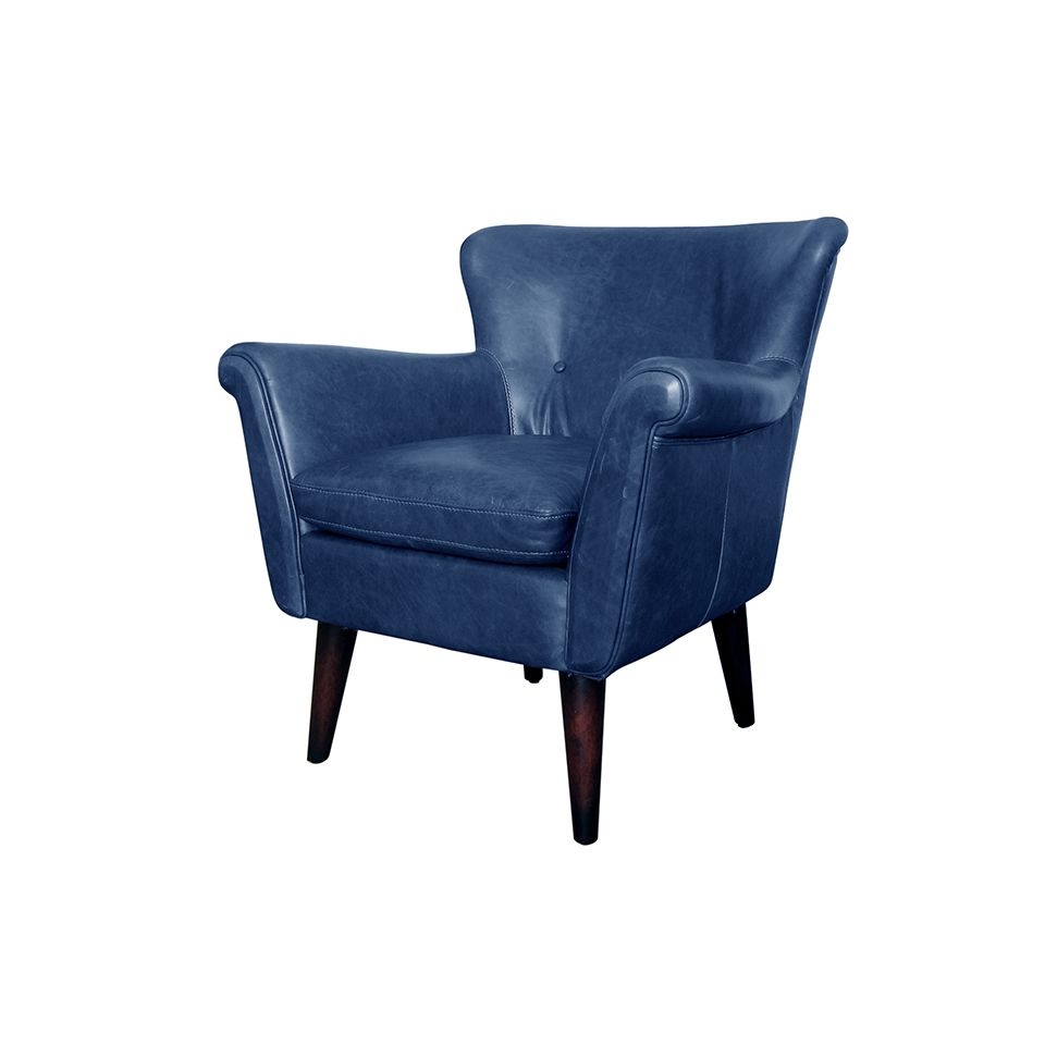 фото Кресло для гостиной roomers s0117-1d/blue #b126, синий