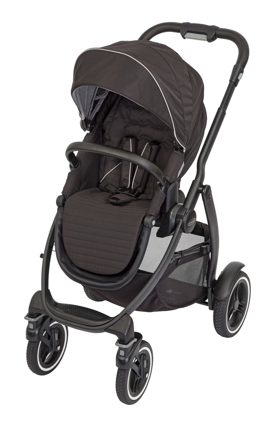 

Прогулочная коляска Graco Evo XT Black/Black, Evo