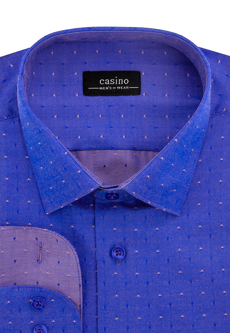 Рубашка мужская CASINO c253/15/41118/Z/1 синяя 39