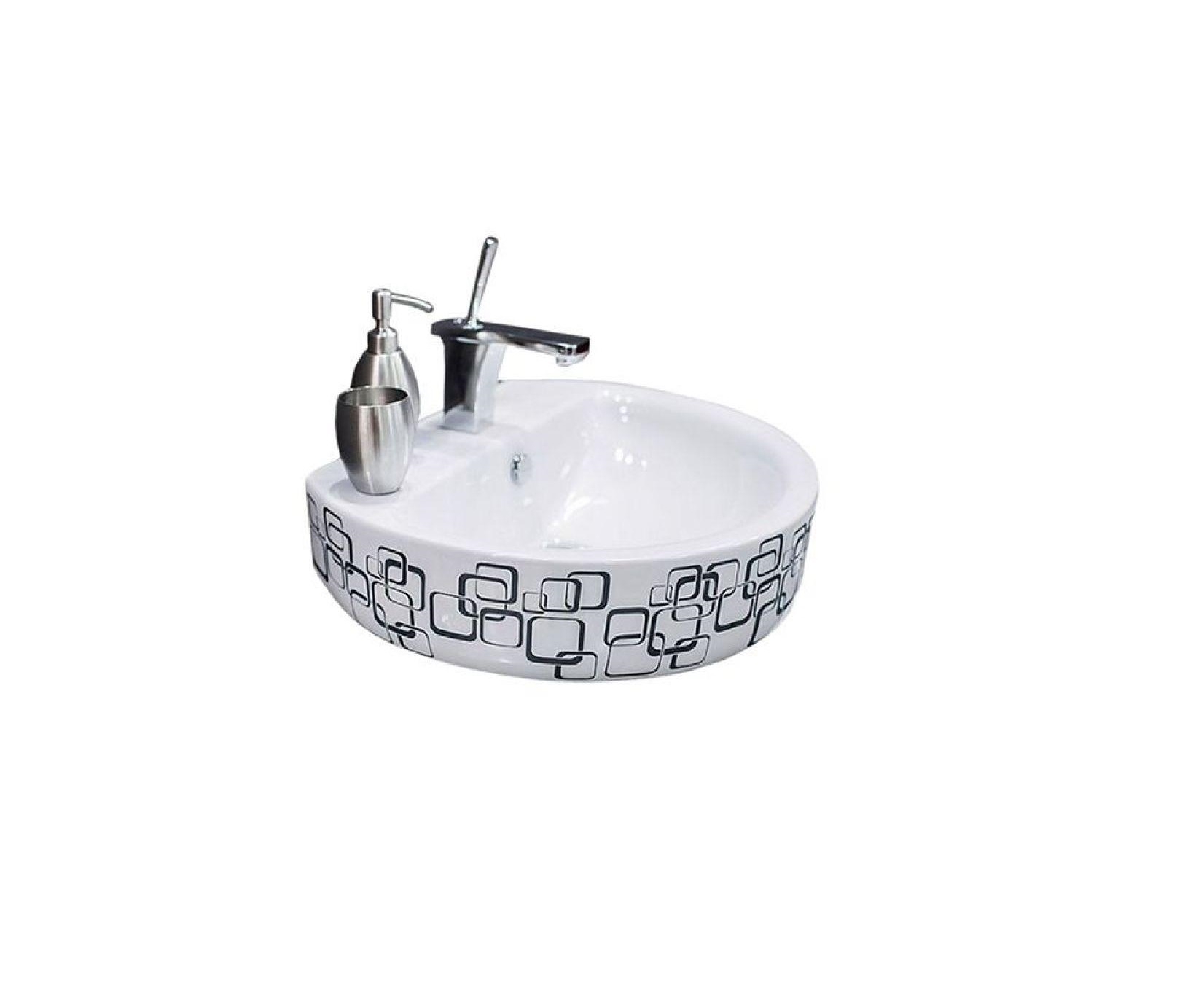 

Умывальник Sanita Luxe Бест Люкс Bubbles, белый (SL402801)