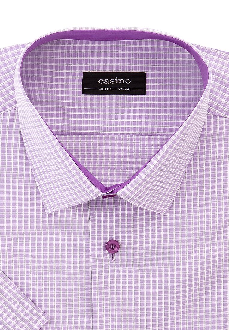 Рубашка мужская CASINO c715/05/421/Z/1 фиолетовая 39