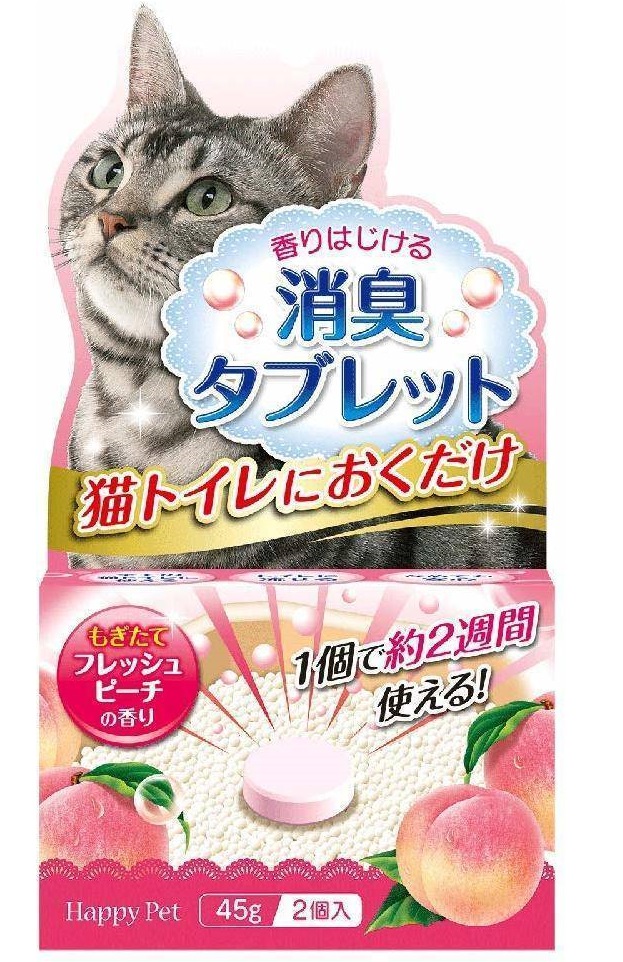 

Функциональный уничтожитель сильных запахов Japan Premium Pet с ароматом персика, 2шт, с ароматом персика, 2шт