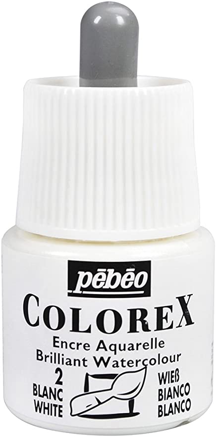 

Акварельные чернила PEBEO Colorex 45 мл белый 341-002 PEBEO 341-002, Colorex