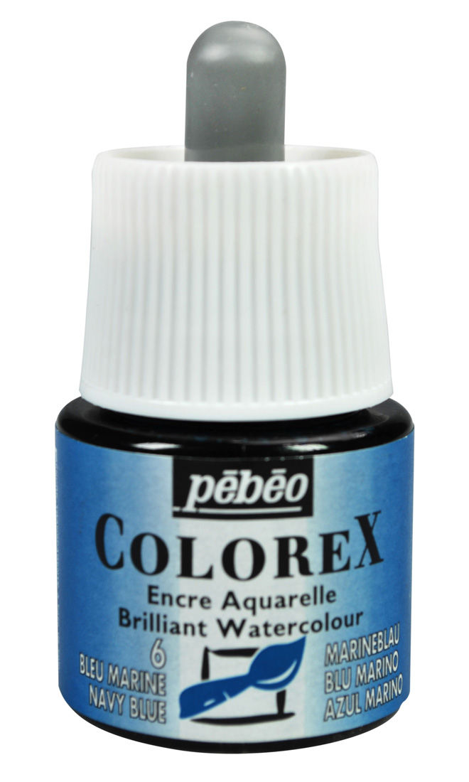 

Акварельные чернила PEBEO Colorex 45 мл синий темный 341-006 PEBEO 341-006, Colorex