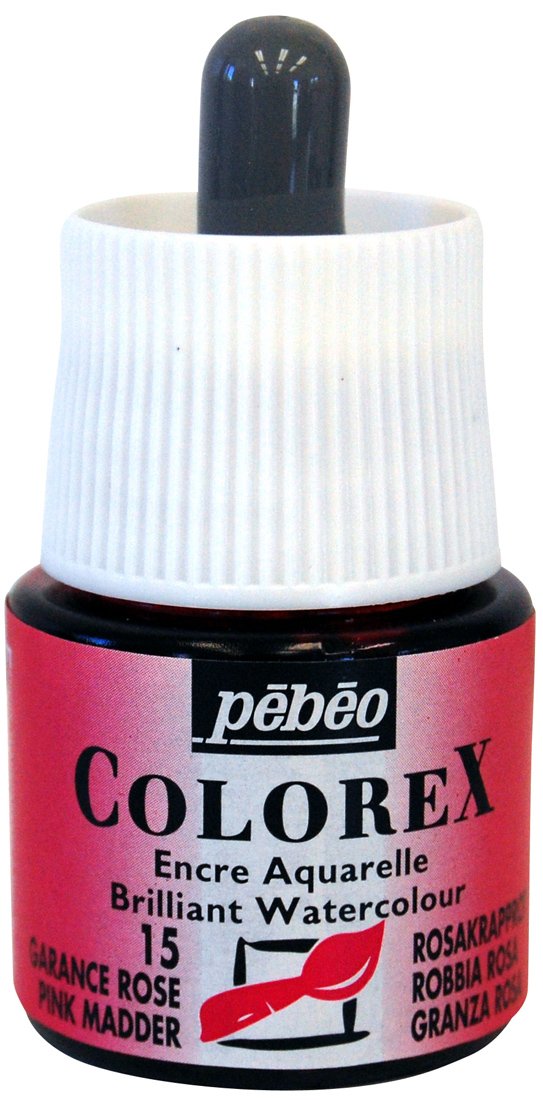 

Акварельные чернила PEBEO Colorex 45 мл мареновый 341-015 PEBEO 341-015, Розовый, Colorex