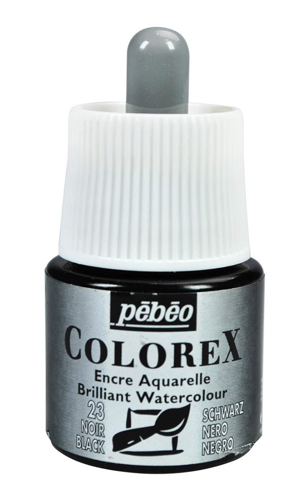 

Акварельные чернила PEBEO Colorex 45 мл черный 341-023 PEBEO 341-023, Colorex