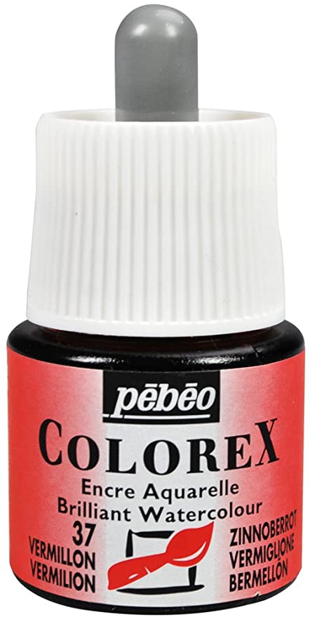 

Акварельные чернила PEBEO Colorex 45 мл киноварь 341-037 PEBEO 341-037, Красный, Colorex