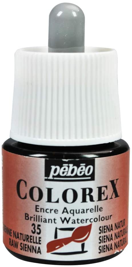 

Акварельные чернила PEBEO Colorex 45 мл сиена натуральная, Коричневый, Colorex