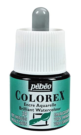 Акварельные чернила PEBEO Colorex 45 мл изумрудный 341-039 PEBEO 341-039