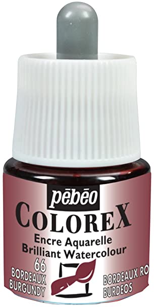 Акварельные чернила PEBEO Colorex 45 мл красный бургундский 341-066 PEBEO