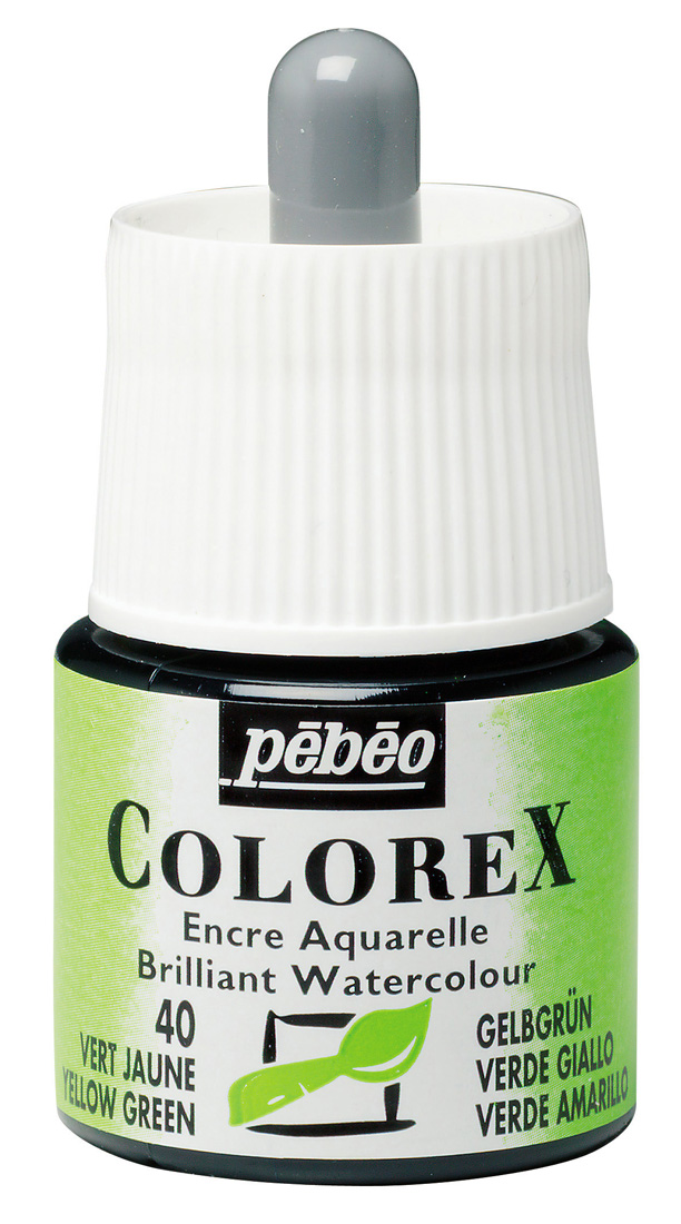 

Акварельные чернила PEBEO Colorex 45 мл желто-зеленый 341-040 PEBEO 341-040, Colorex