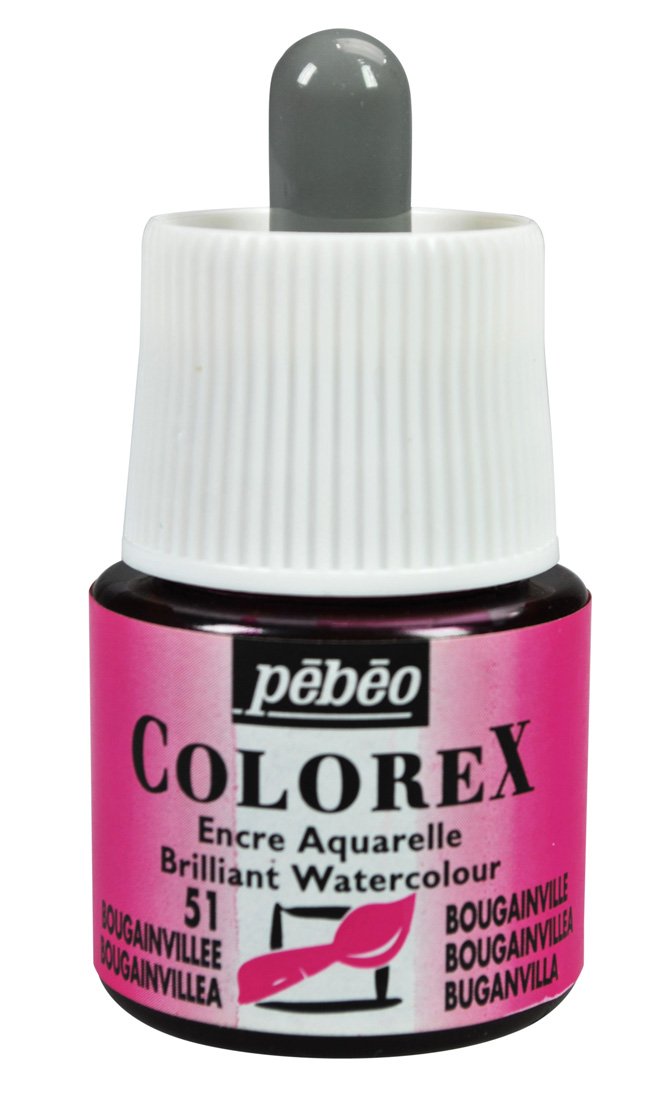 

Акварельные чернила PEBEO Colorex 45 мл бугенвиль 341-051 PEBEO 341-051, Фиолетовый, Colorex