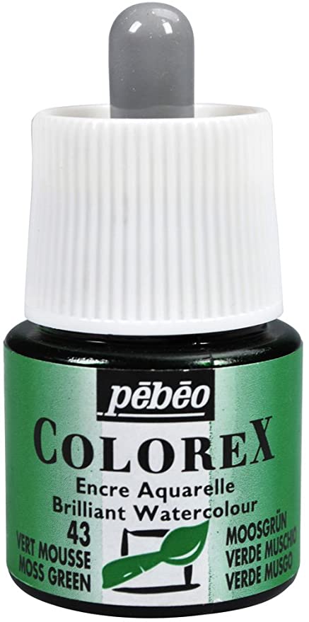 

Акварельные чернила PEBEO Colorex 45 мл зеленый мох 341-043 PEBEO 341-043, Colorex