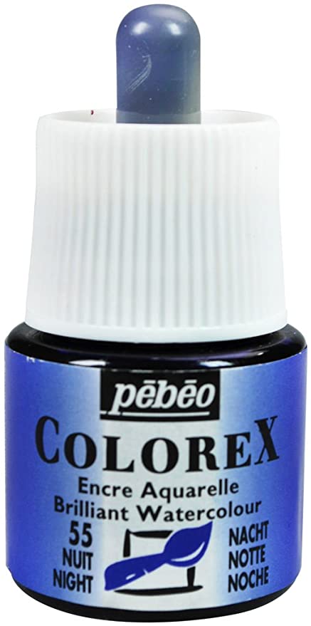 

Акварельные чернила PEBEO Colorex 45 мл синий ночной 341-055 PEBEO 341-055, Colorex